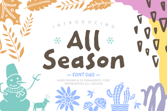 All Season Typeface: A Bold Script Handwritten Font for Year-Round Campaigns