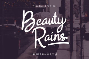 Beauty Rains Typeface: Elevate Your Brand Identity