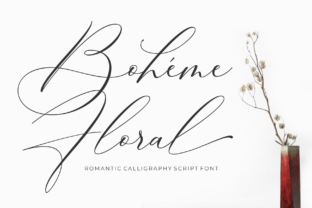 Boheme Floral Typeface Review for Digital Branding