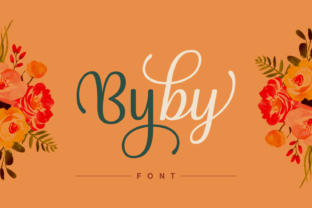 Byby: A Script Handwritten Typeface for Elegant Brand Identity