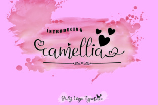 Camellia: A Girly Handwritten Typeface for Elegant Campaign Design