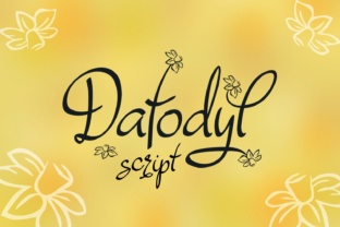 Dafodyl: A Floral Handwritten Typeface for Boutique Branding