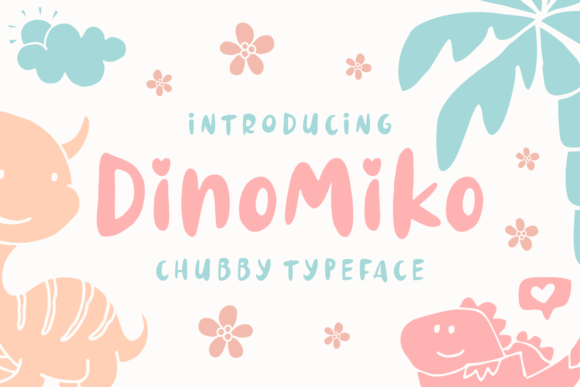 Dinomiko Typeface: Adding Playful Handwritten Charm to Brand Identity
