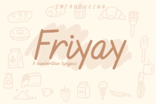 Friyay: The Perfect Slant Handwritten Typeface for Crafters and Sellers