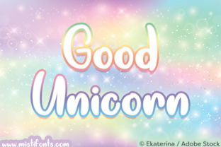 Good Unicorn Typeface: Adding Magic to Digital Layouts