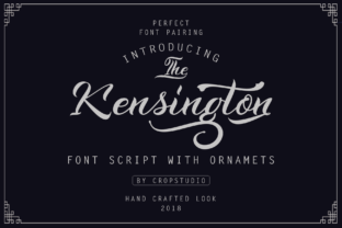 Kenshington Typeface: A Retro Script for Modern Digital Branding