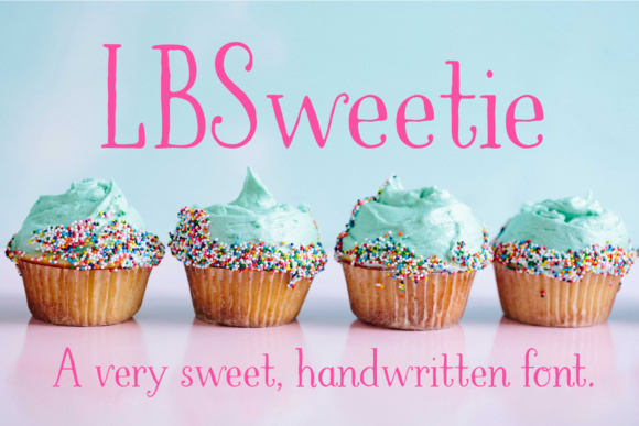 LBSweetie: A Sweet Script Handwritten Font for Editorial Design