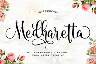 Medharetta: A Modern Handwritten Typeface for Elegant Branding
