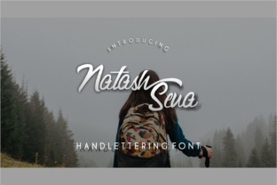 Natash Sena: The Hand-Painted Typeface for Polished Brand Identity