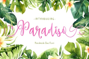 Paradiso Duo Typeface: Elevate Campaign Visuals