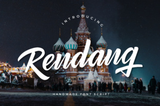 Rendang Script Handwritten Fonts for Creative Typography