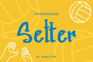 Setter Font Review: Energic Script Handwritten Style