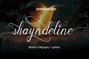 Shayndeline Typeface for Elegant Campaign Design