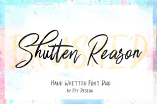 Shutten Reason Typeface for Editorial Design