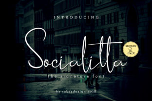 Socialitta Typeface Review for Signature Branding